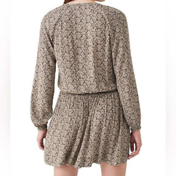 Faherty Montara Leaf Batik Printed Blouson Mini Dress Size XS - Picture 14 of 14